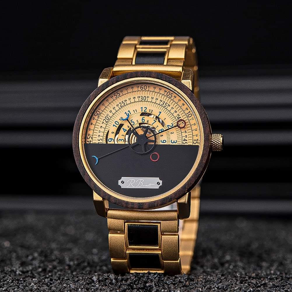 Aureus - Mens Mechanical Wooden Watch