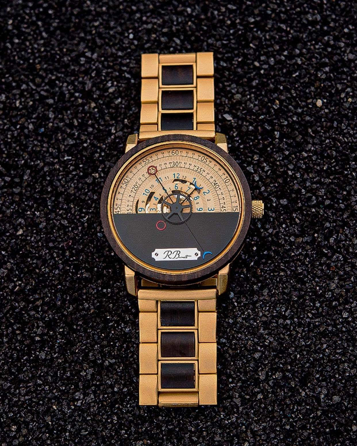 Aureus - Mens Mechanical Wooden Watch