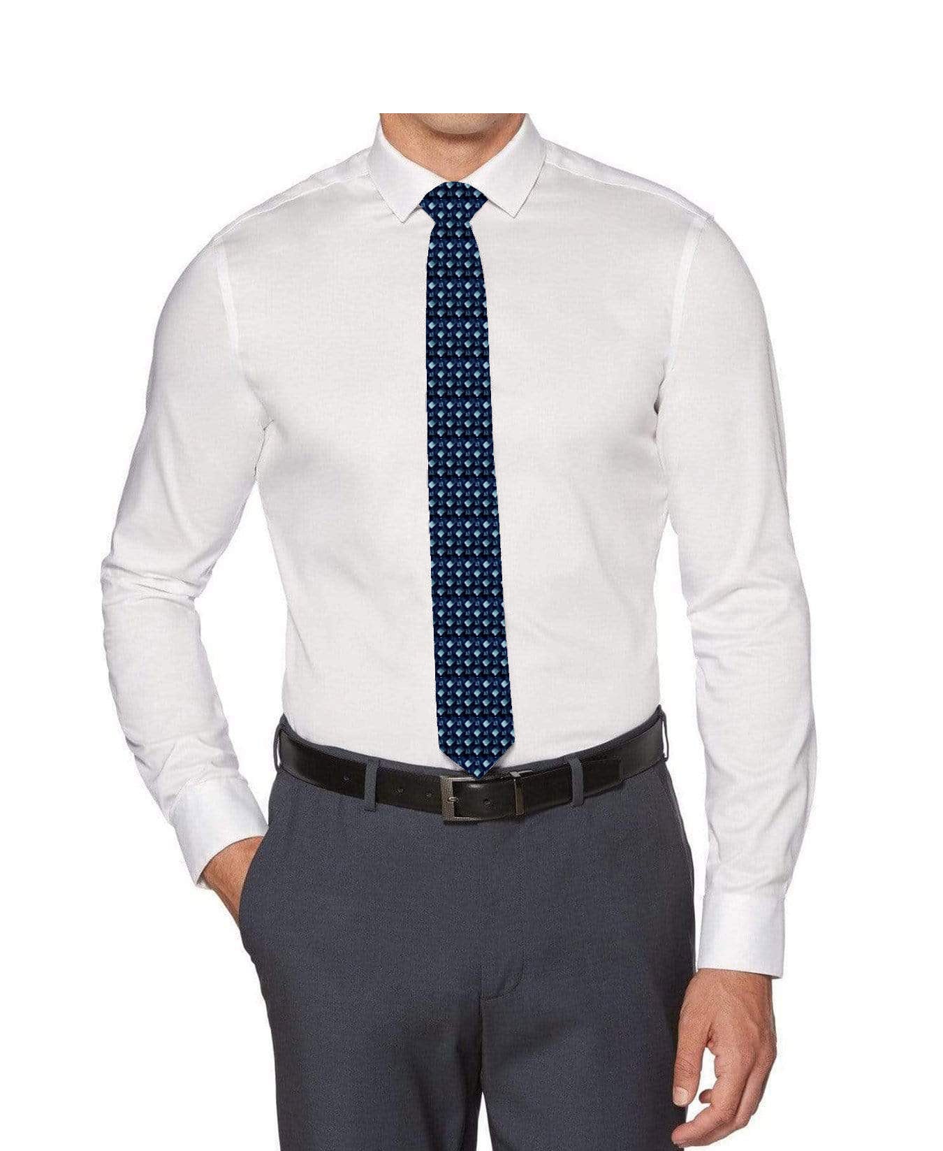 Perry Ellis Boys Dress Shirts w Indigo Tie Solid Shirts w Patterned Tie