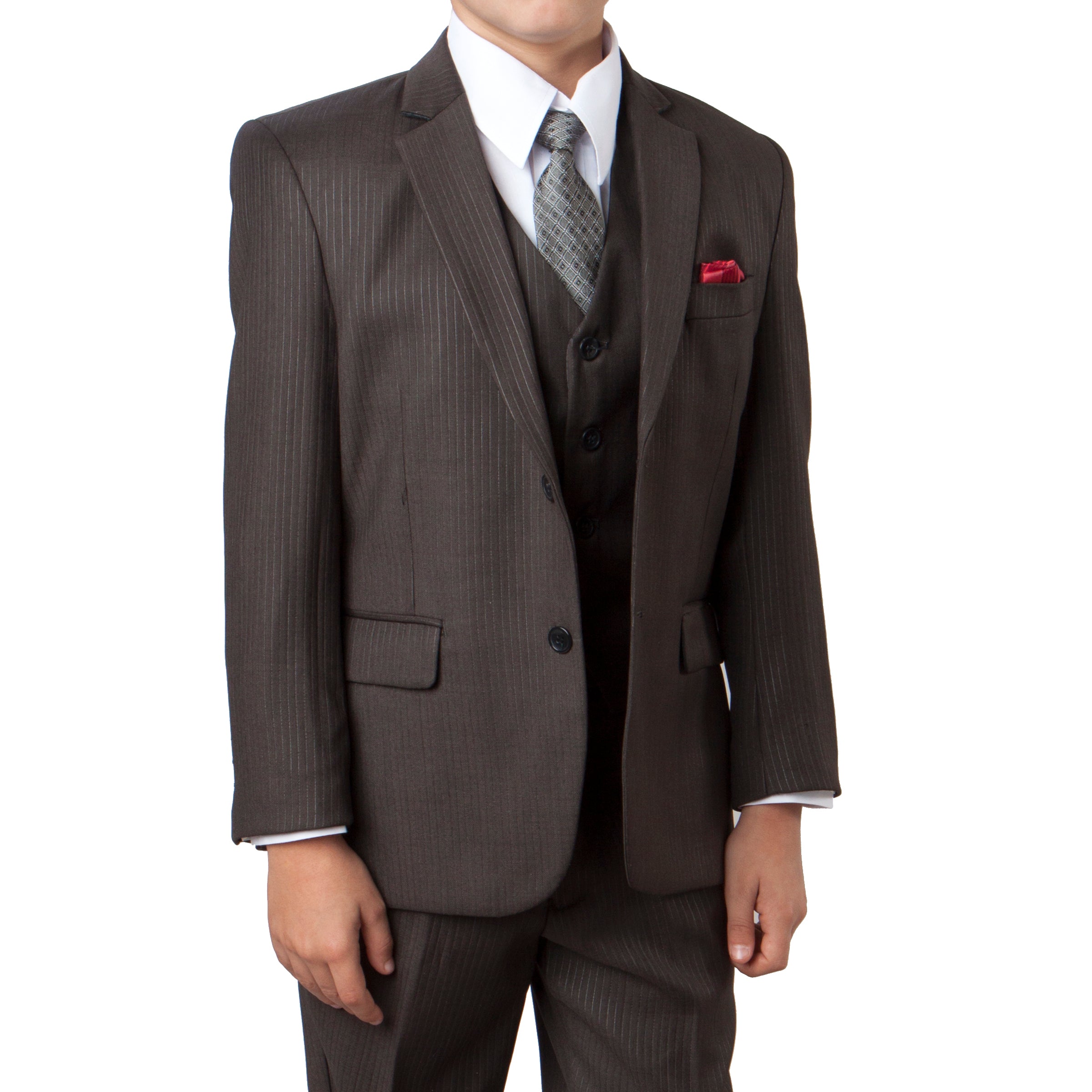 Tazio Dark Slate Formal Suits For Boys