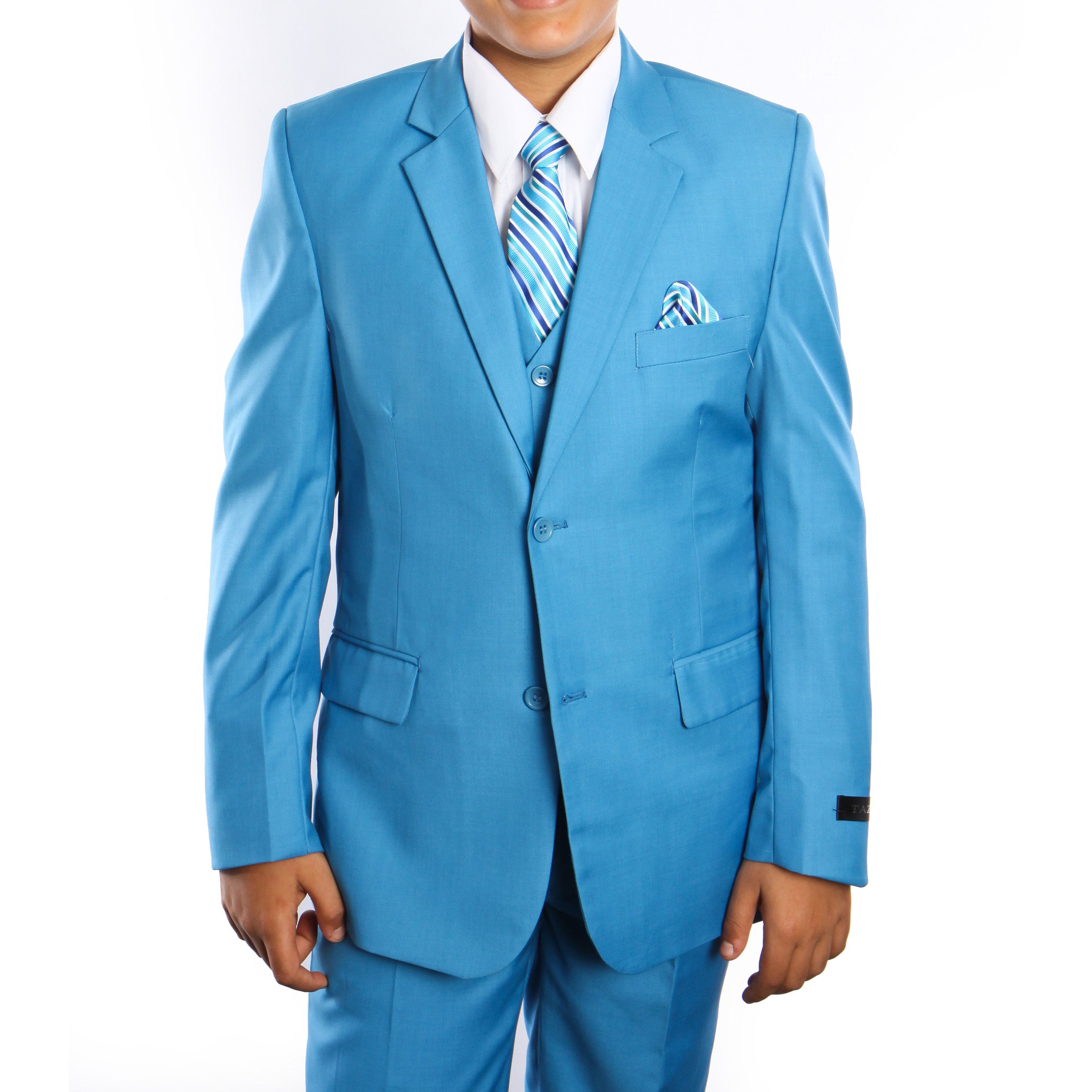 Tazio French Blue Formal Suits For Boys