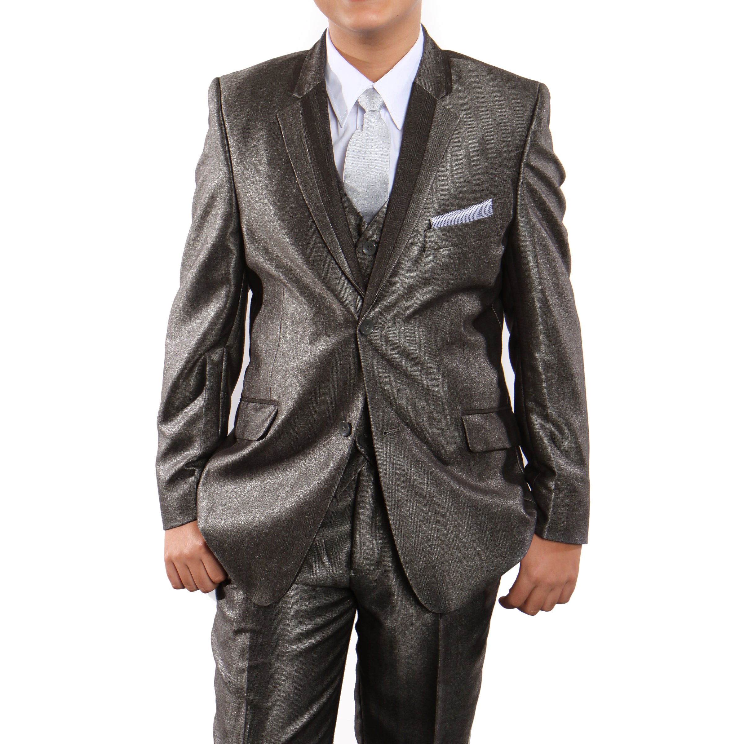 Tazio Taupe Formal Suits For Boys
