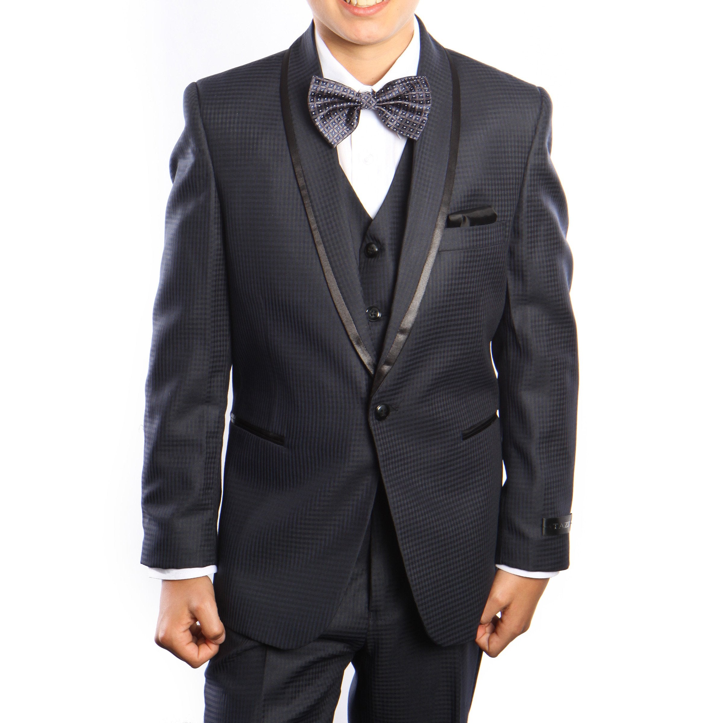 3-Piece Solid Shawl Lapel Suit Suits For Boy's