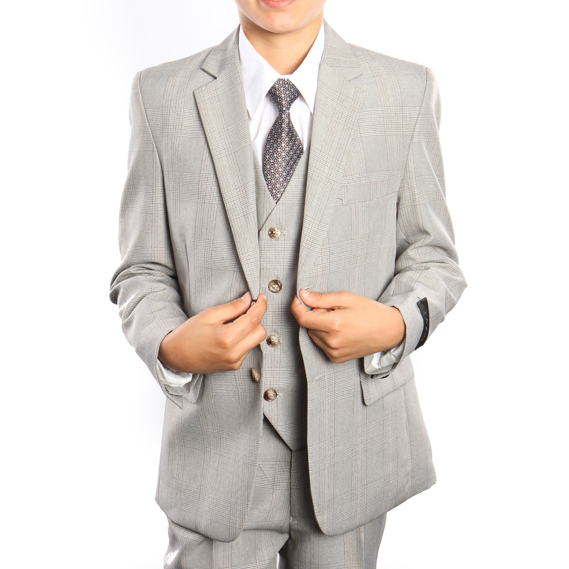 3-Piece Set With Shirt & Tie Suits For Boy's