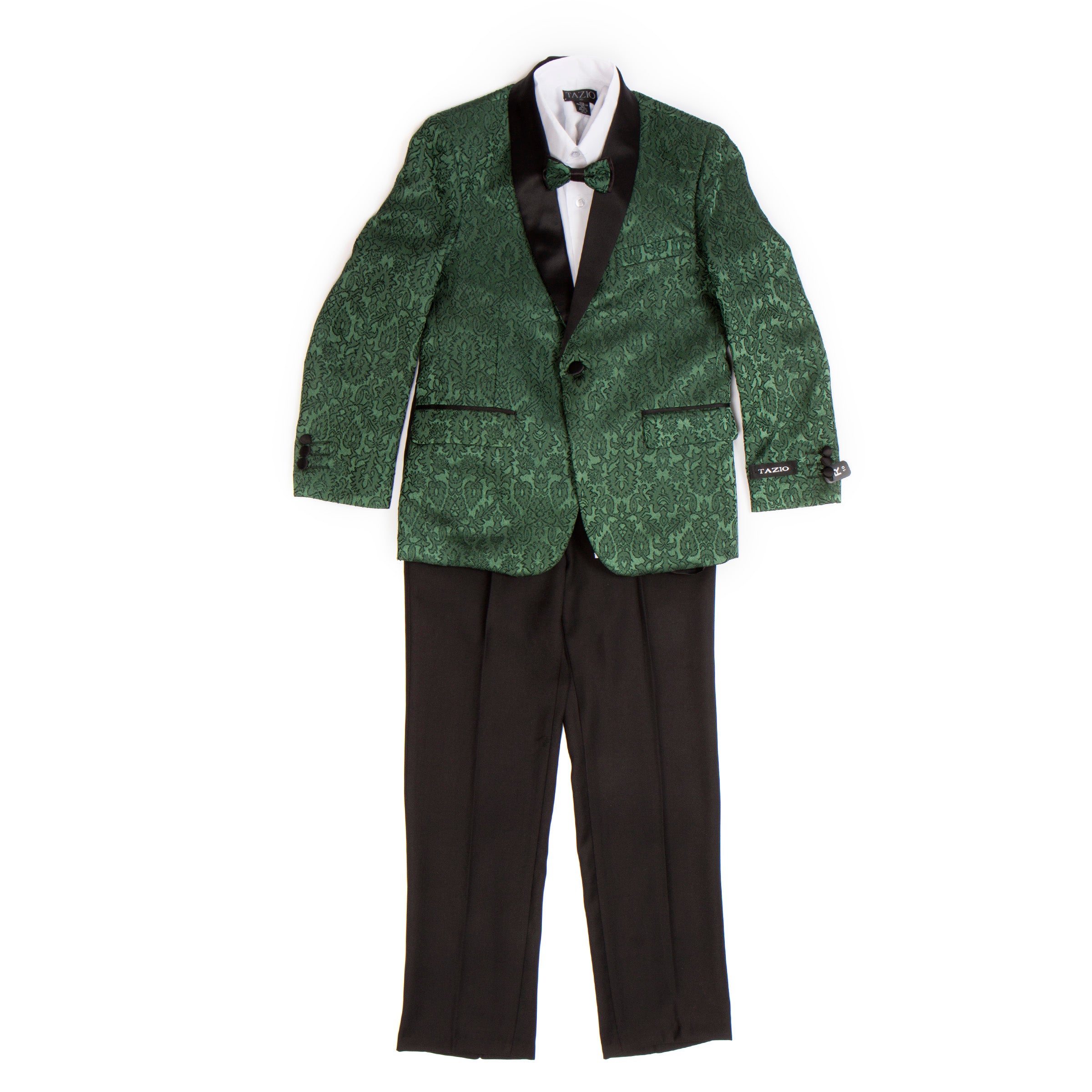 Tazio Green / Black Formal Suits For Boys
