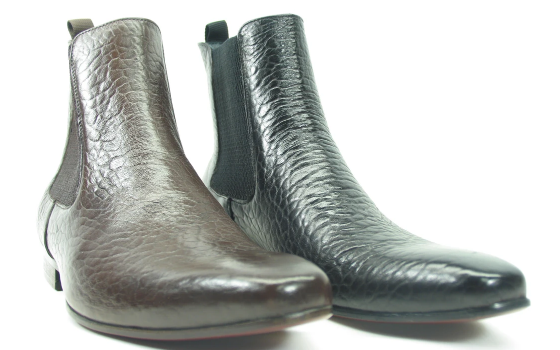 KB1377-05E Textured Chelsea Boots