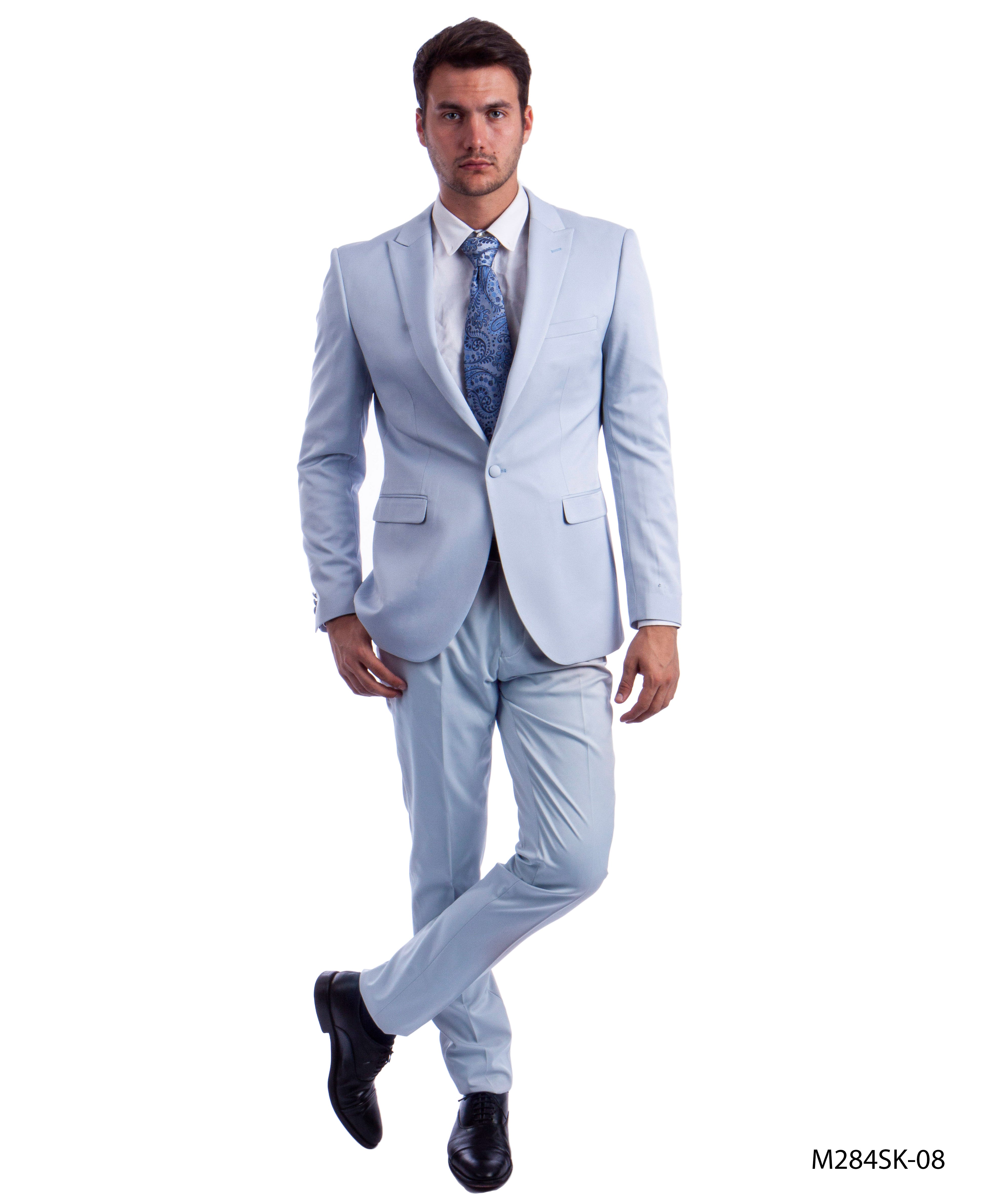Lt.Blue Suit For Men Formal Suits For All Ocassions