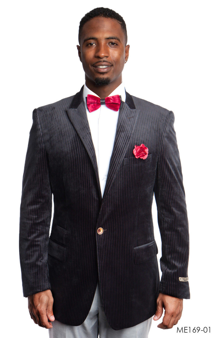 Black Empire Show Blazers Formal Dinner Suit Jackets For Men ME169-01
