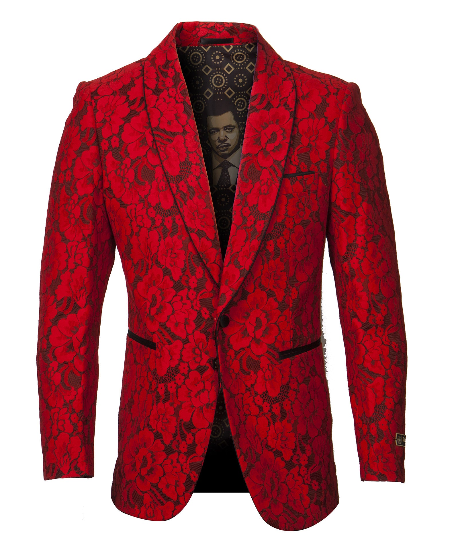 Red Empire Show Blazers Formal Dinner Suit Jackets For Men ME277H-02