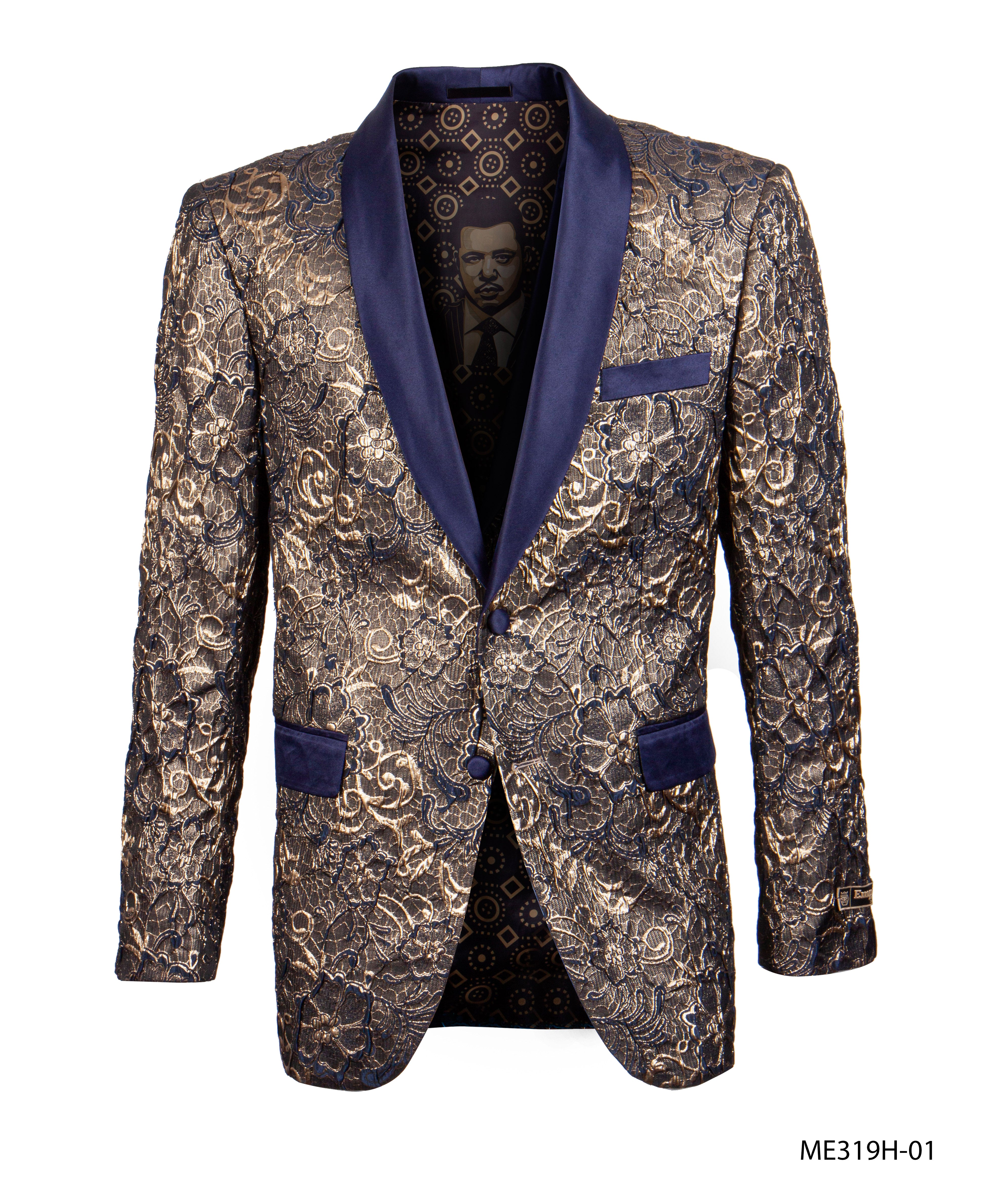 Navy/Gold Empire Show Blazers Formal Dinner Suit Jackets For Men ME319 – Phirst Impression Menswear Navy/Gold Empire Show Blazers Formal Dinner Suit Jackets For Men ME319 – Phirst Impression Menswear