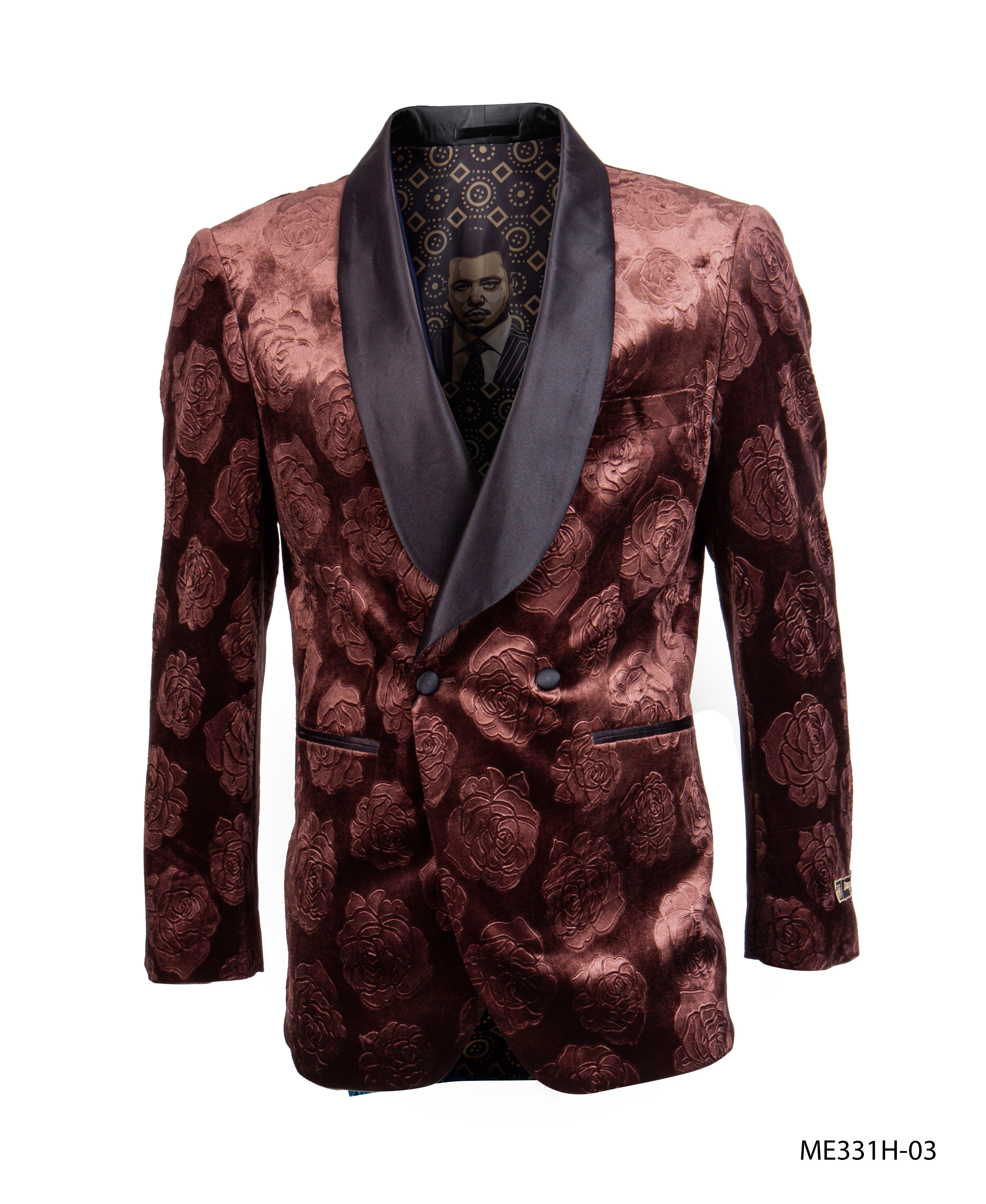 Rust Empire Show Blazers Formal Dinner Suit Jackets For Men ME331H-03