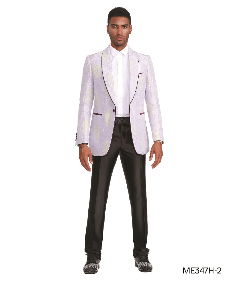 White Empire Show Blazers Formal Dinner Suit Jackets For Men ME347H-02