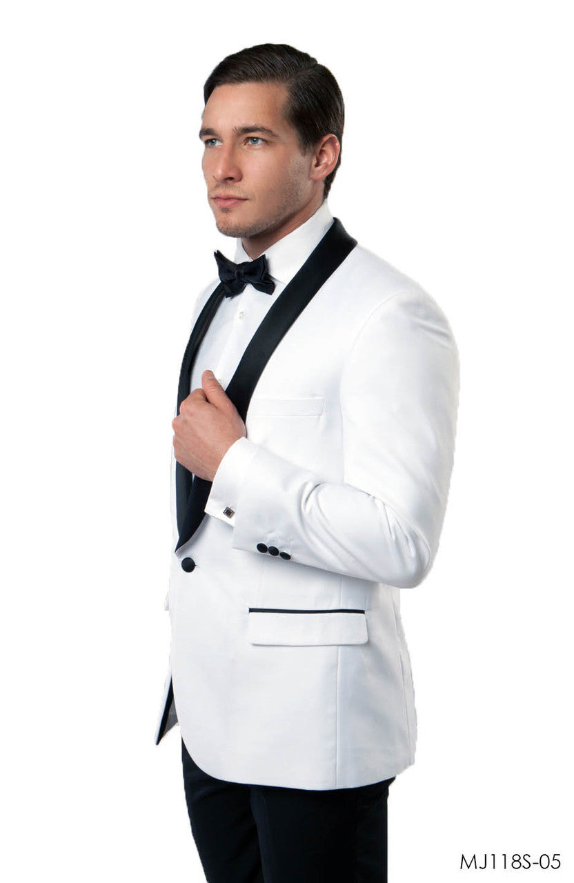 White Black Jackets For Men Jacket Suits For All Ocassions MJ118S-05