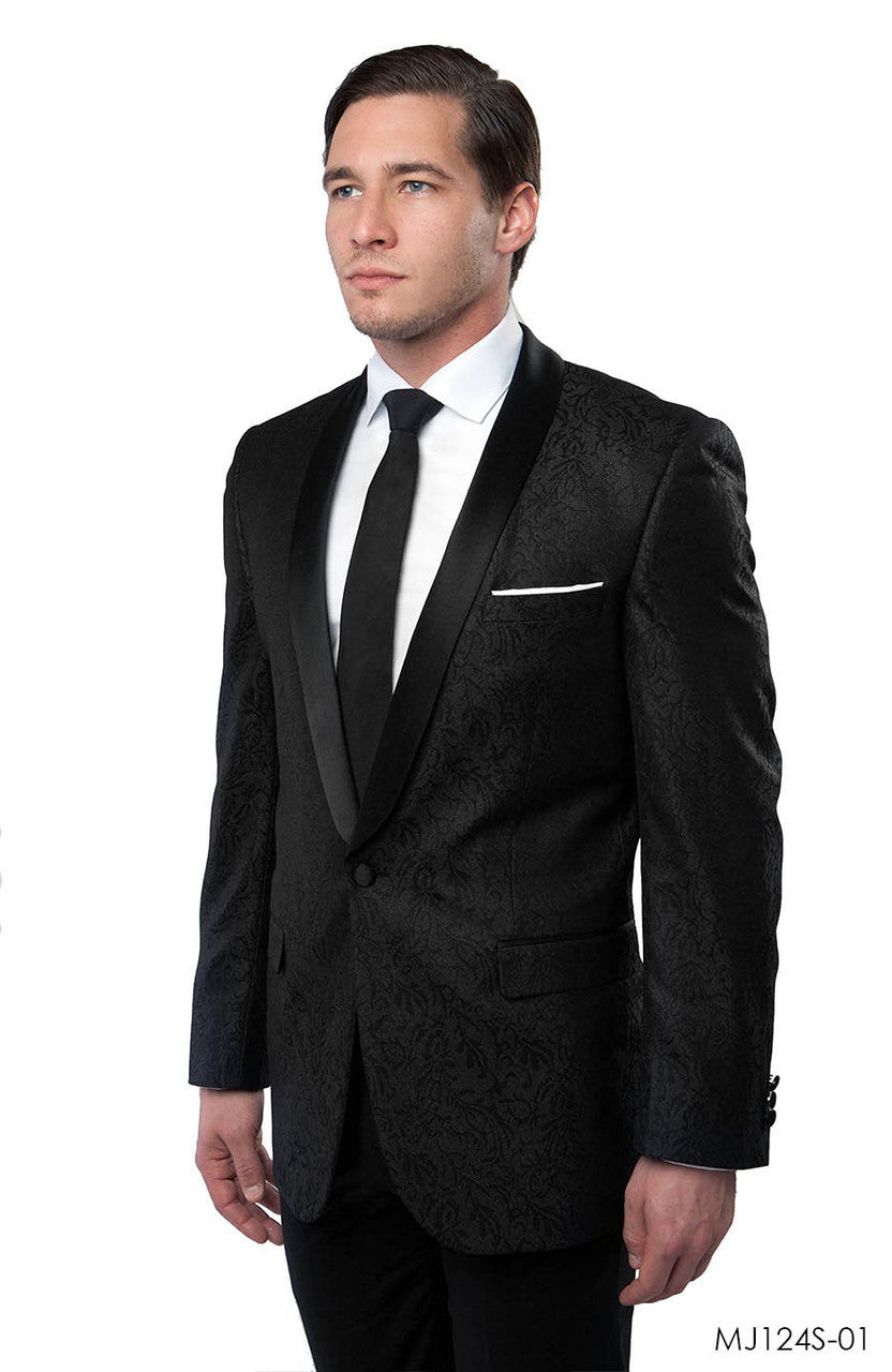Black Jackets For Men Jacket Suits For All Ocassions MJ124S-01