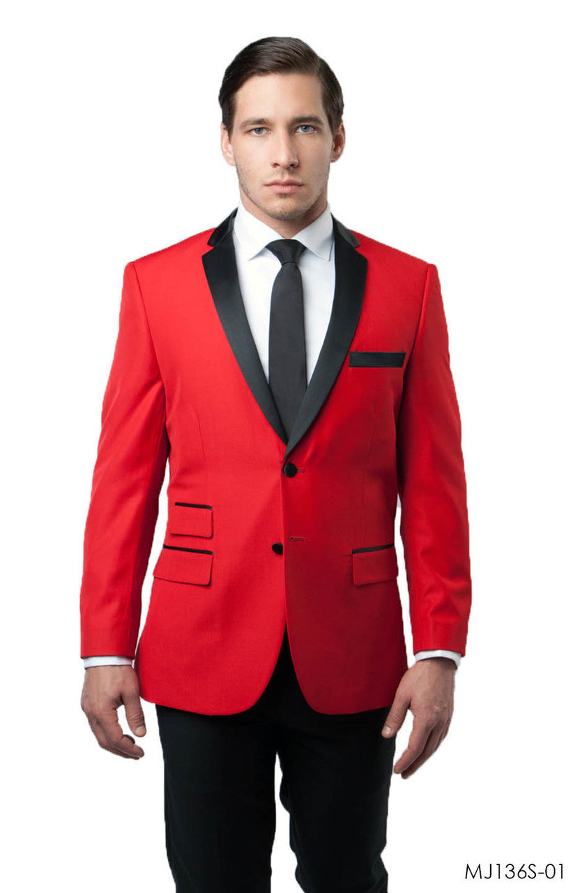 Red Jackets For Men Jacket Suits For All Ocassions MJ136S-01