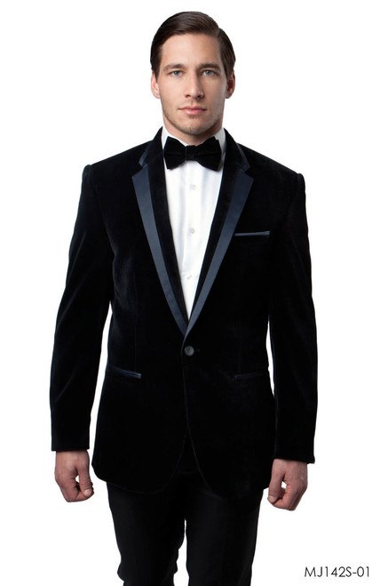 Black Jackets For Men Jacket Suits For All Ocassions MJ142S-01
