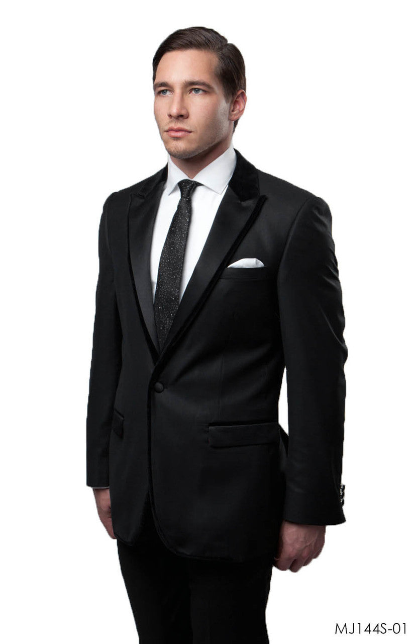 Black Jackets For Men Jacket Suits For All Ocassions MJ144S-01