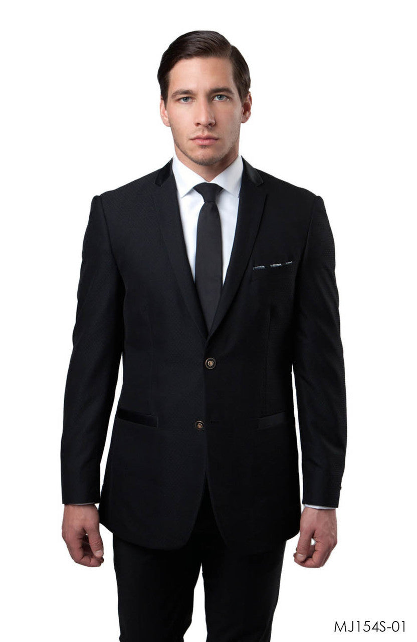 Black Jackets For Men Jacket Suits For All Ocassions MJ154S-01