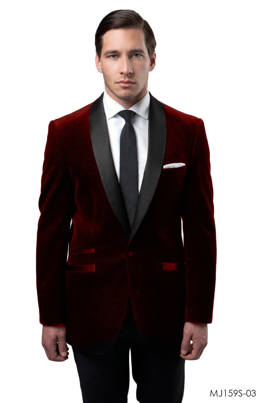 Burgundy Jackets For Men Jacket Suits For All Ocassions MJ159S-03
