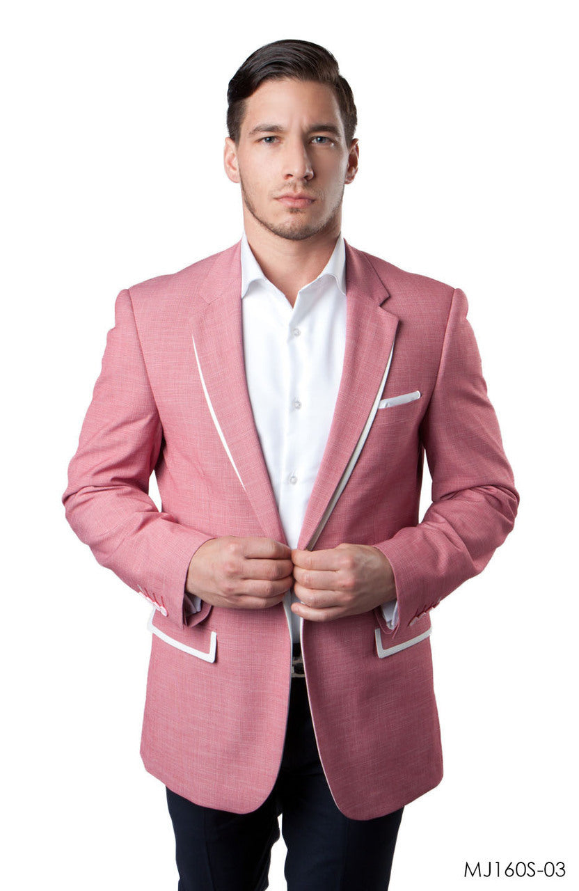 Salmon Jackets For Men Jacket Suits For All Ocassions MJ160S-03