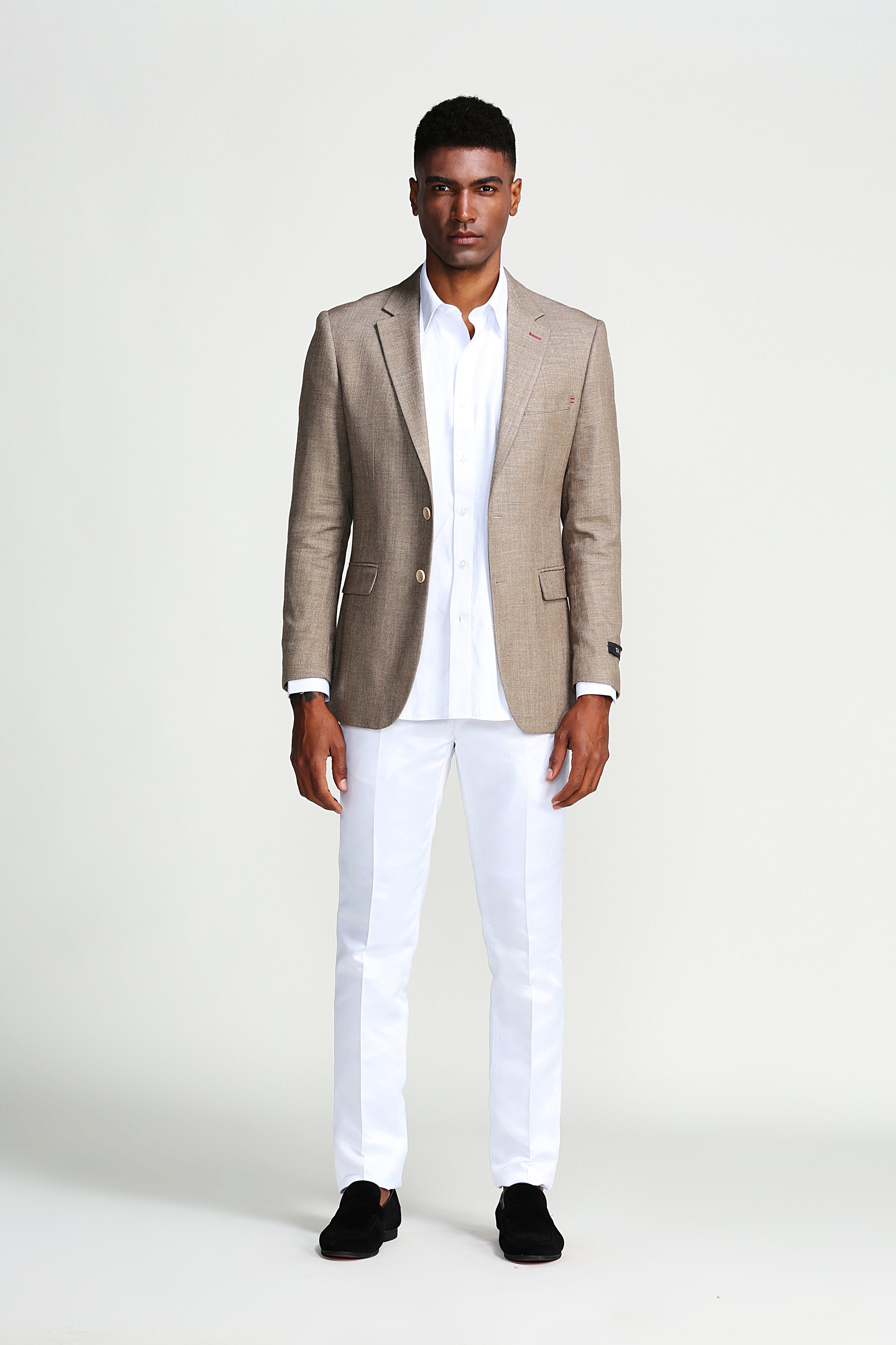 Slim Fit Solid Notch Lapel Sports coat Blazer Jacket For Men