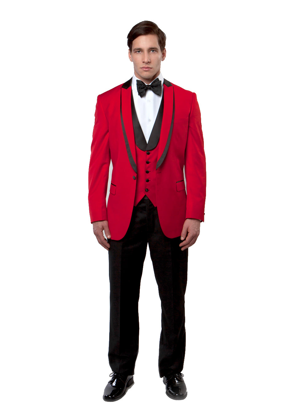 Shawl Collar Trim/ Peak Lapel Tuxedo Solid Slim Fit Prom Tuxedos For Men
