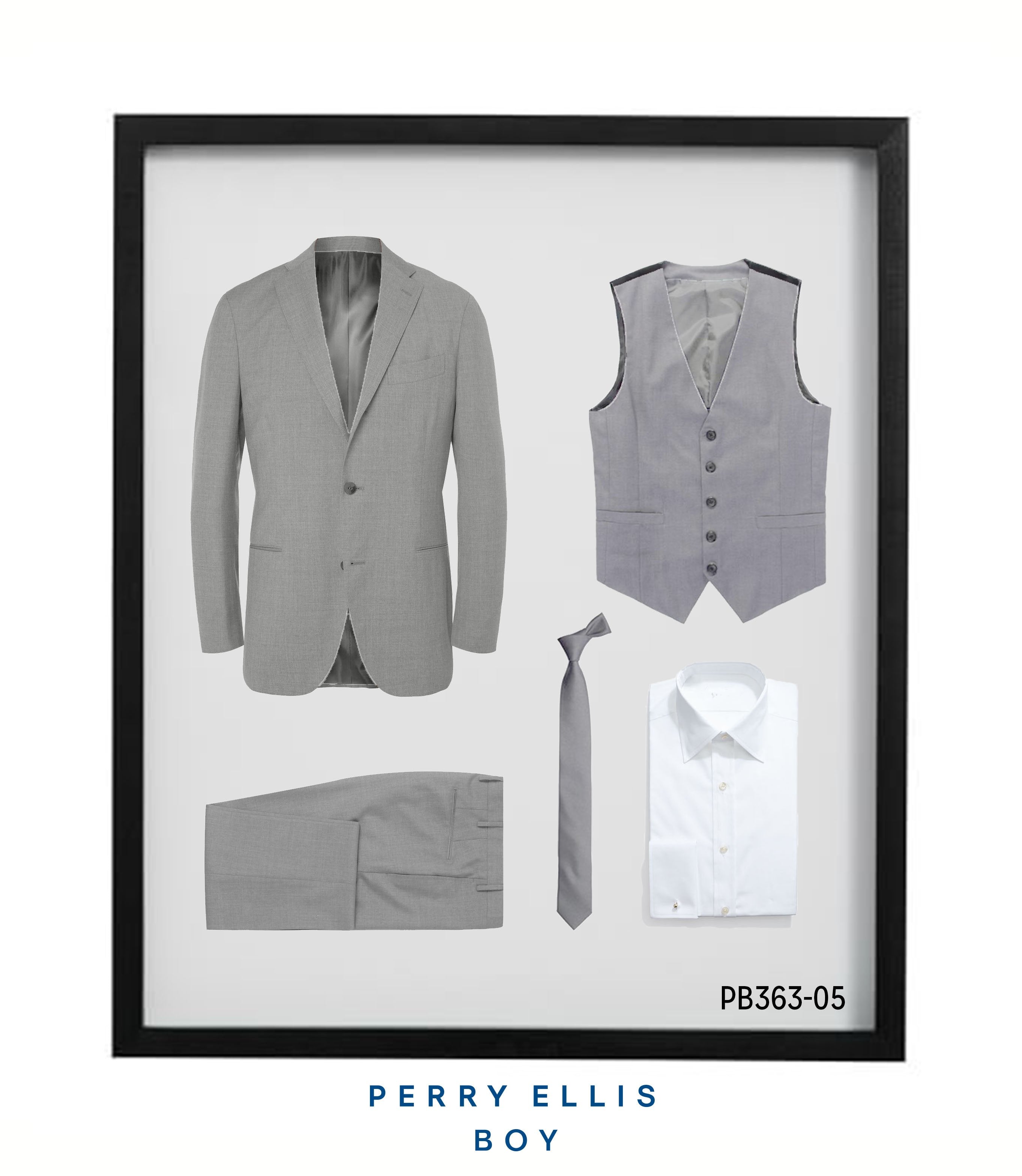 Perry Ellis Boys Suit Lt Grey Suits For Boy's