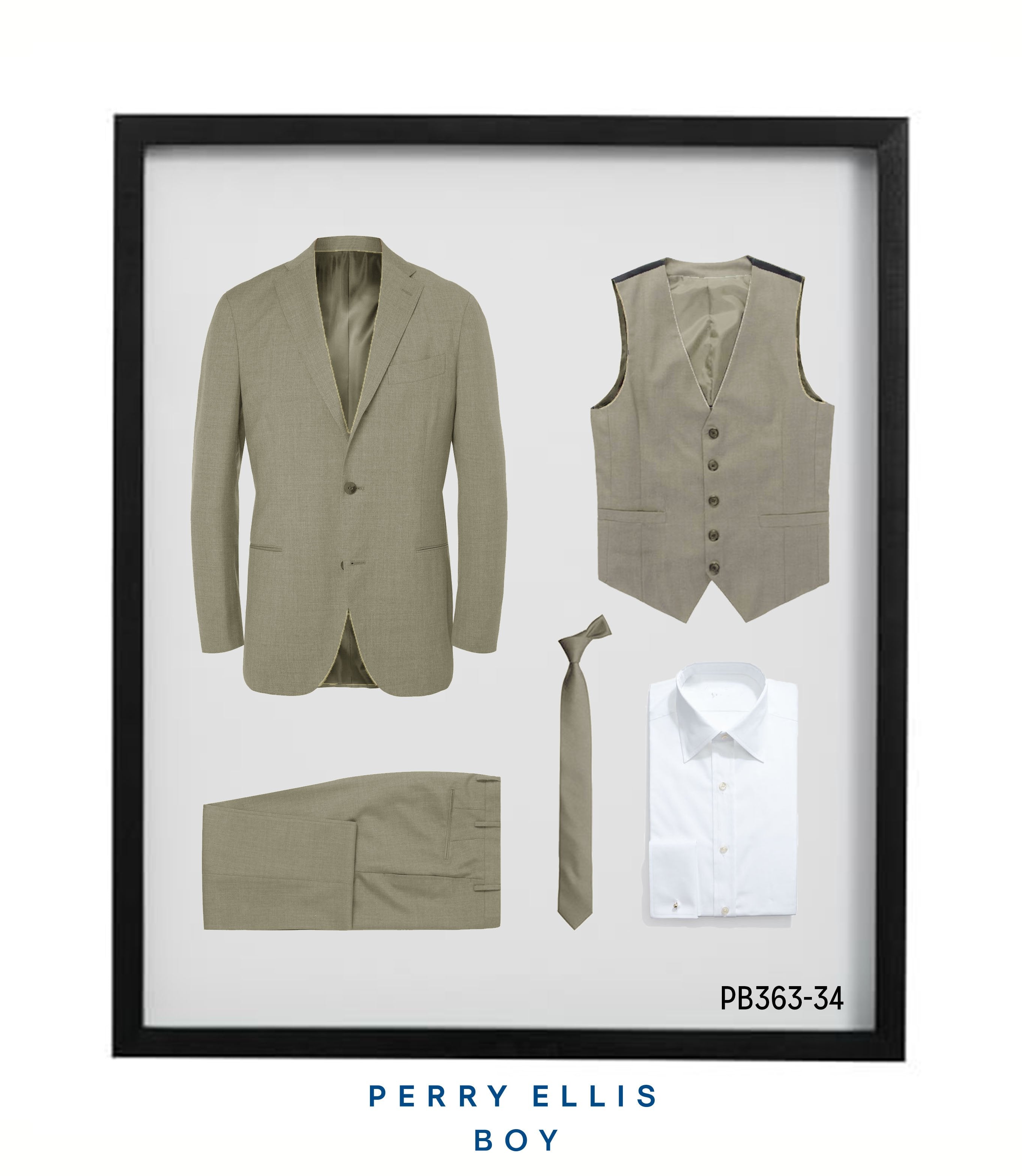 Perry Ellis Boys Suit Tan Suits For Boy's