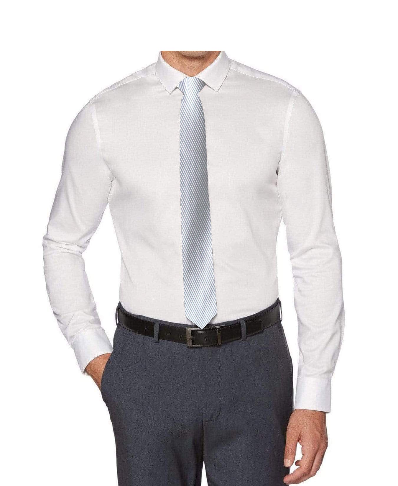 perry ellis white dress shirt Perry Ellis- Men's White Longsleeve Button Up Dress Shirt- Size 15 1/2 Slim Fit