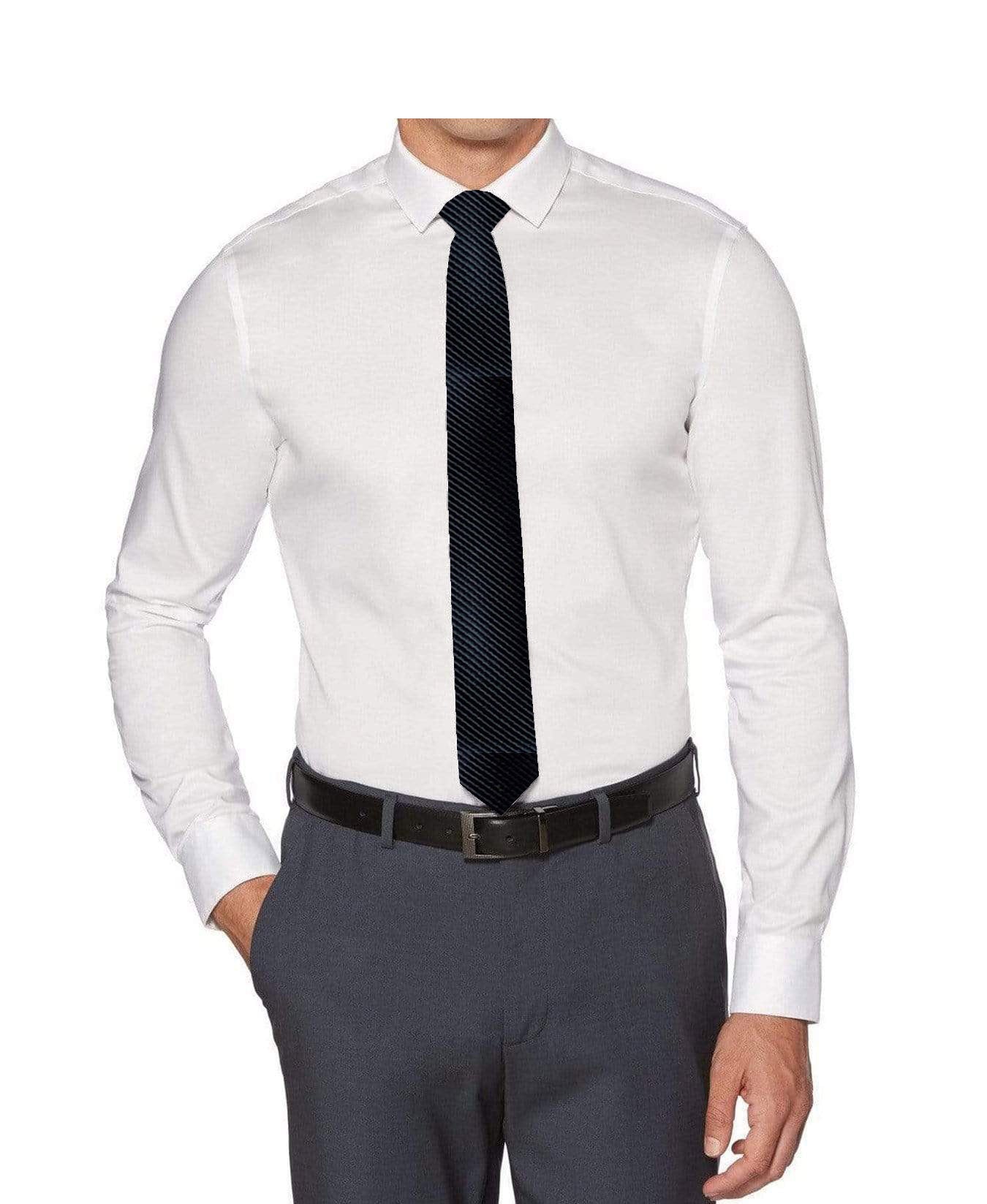 Perry Ellis Boys Dress Shirts w Dk Grey Tie Solid Shirts w Colored Tie