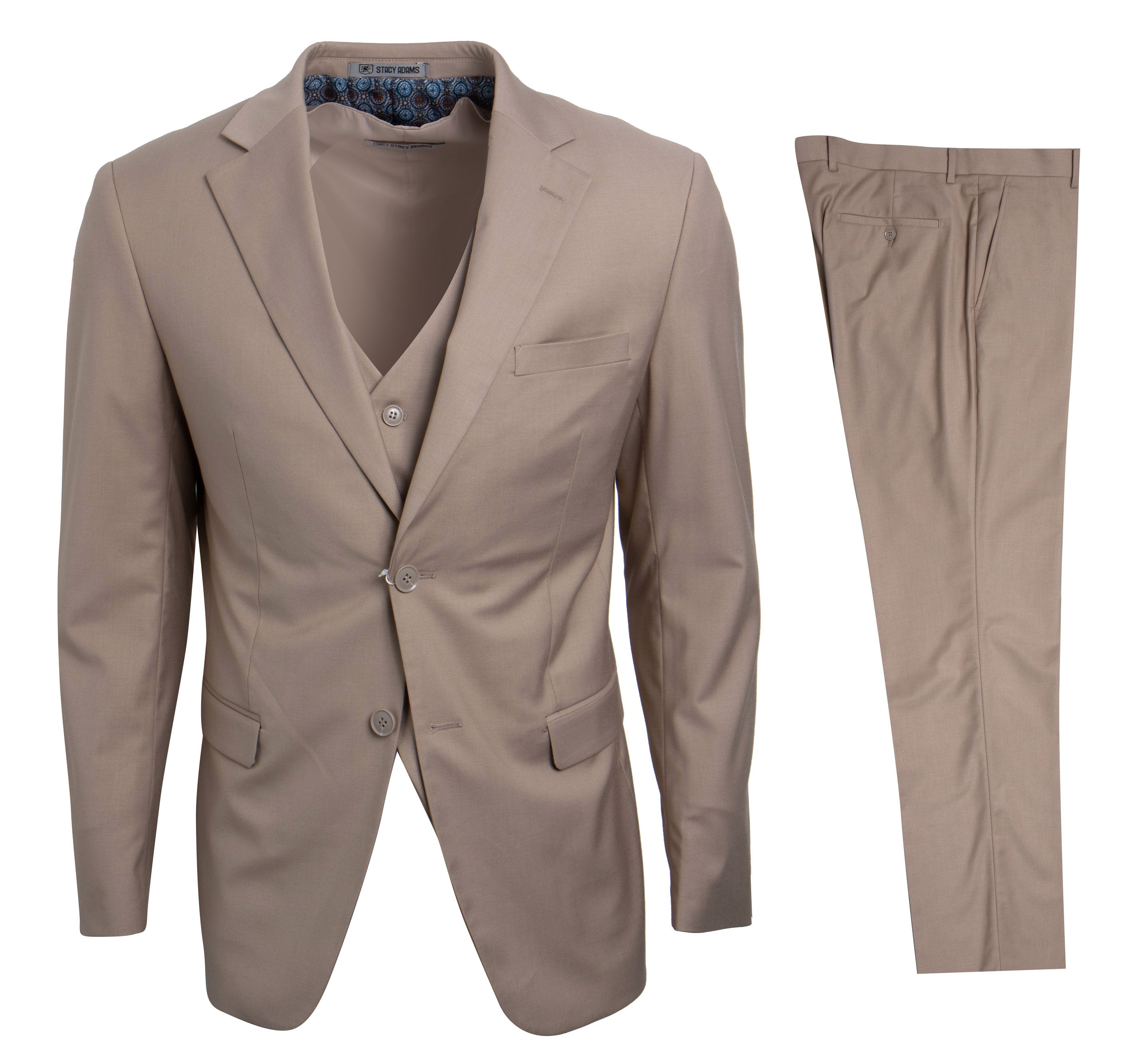 Tan Stacy Adams Men's Suit