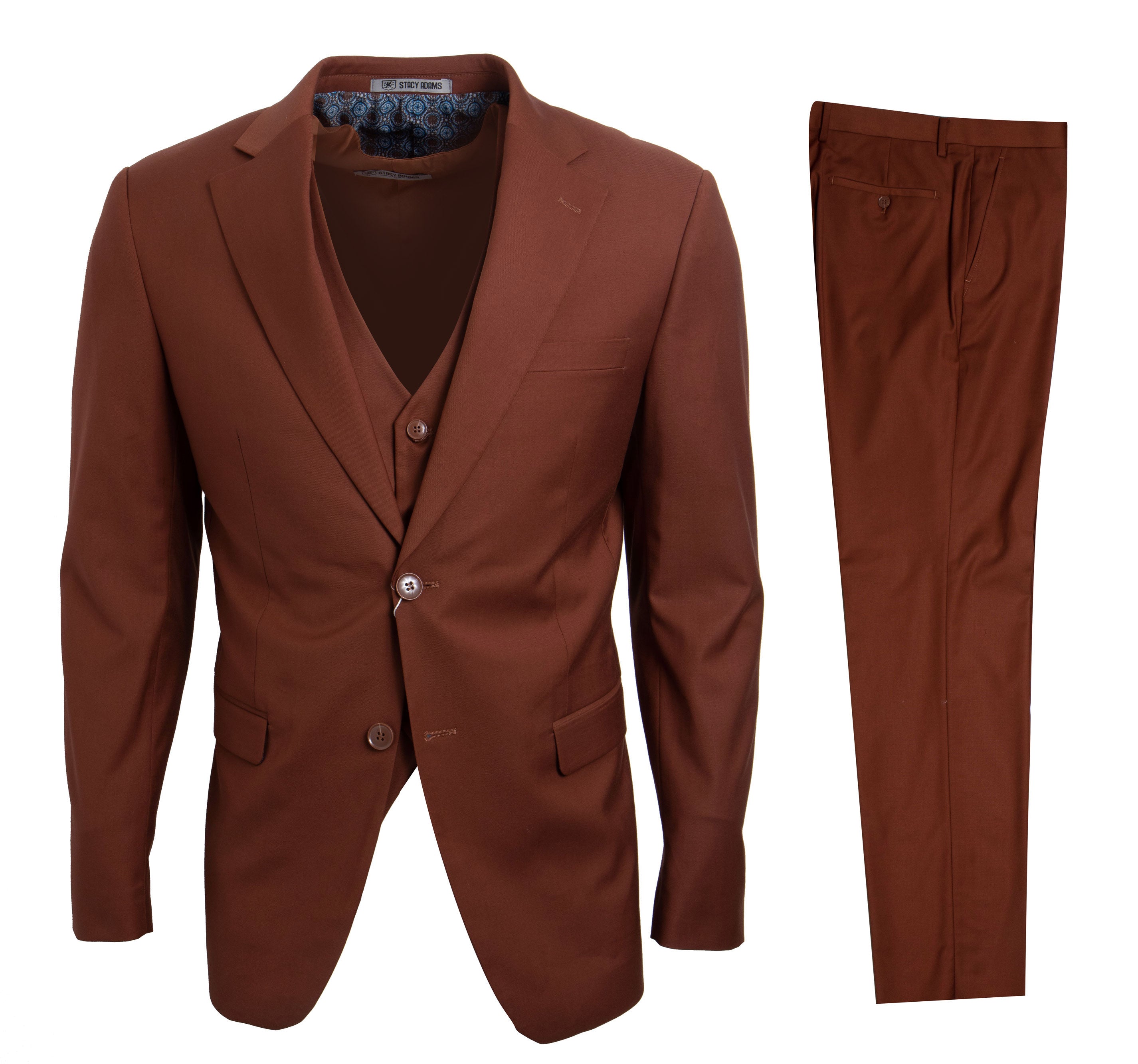 BROWN Stacy Adams Men's Suit